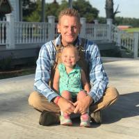 Rory Feek poses with his daughter, Indiana. <br/>Facebook