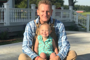 Rory Feek poses with his daughter, Indiana. <br/>Facebook