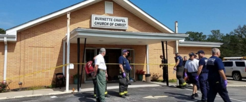 Emanuel Kidega Samson was held without bond Sunday night on a first-degree murder charge after he opened fire at Burnette Chapel Church of Christ in Nashville, killing one person and injuring six others. <br/>Metro Nashville Police Department