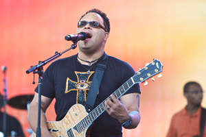 Israel Houghton performed with New Breed during the Festival de Esperanza, headlined by Franklin Graham, on Sunday, June 27, 2011 in Los Angeles, Calif. <br/>Scott Tokar