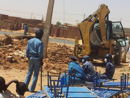 Sudanese Church of Christ building in Omdurman previously demolished on Feb. 17, 2014. <br/>Morning Star News via parish