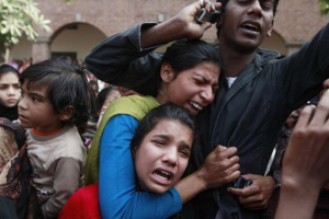 The father of a 17-year-old Christian who was killed in a school in Pakistan by at least one Muslim classmate said the attack was religiously motivated, a charge that police dispute. <br/>Reuters