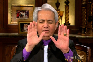 Benny Hinn, 64, is the author of a number of inspirational Christian books, and his thirty-minute TV program This Is Your Day is among the world's most-watched Christian programs.<br />
 <br/>Benny Hinn Ministries
