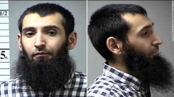 Photos of Sayfullo Saipov taken in October 2016 after an arrest in St. Charles County, Missouri. <br/>St. Charles County Police Department