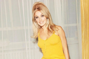 Sharon Tate poses for a portrait in 1968. <br/>AP Photo