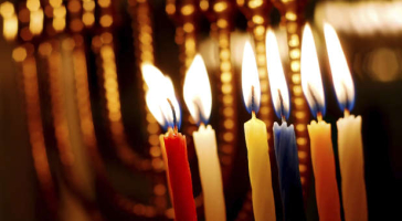 Hanukkah begins Tuesday, December 12, and ends in the evening of Wednesday, December 20. <br/>Stock Photo