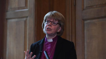 Sarah Mullally has been named Bishop of London, the first time a woman has taken one of the Church of England’s top five jobs <br/>AP Photo