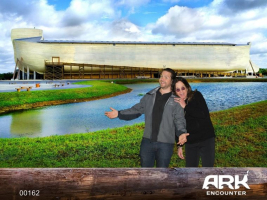 Ozzy Osbourne and his son, Jack, visited the Ark Encounter in Kentucky as part of their show, 