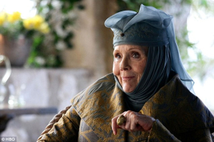Dame Diana Rigg played Olenna Tyrell in hit HBO show 