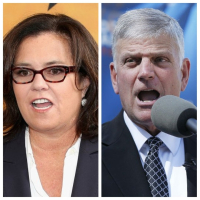 Franklin Graham took on Rosie O'Donnell after she told House Speaker Paul Ryan he was 