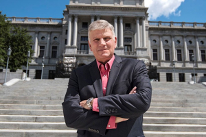 Franklin Graham appears at a 