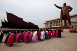 North Korean defector pleas compatriots not to see their leader as a god through broadcast. 