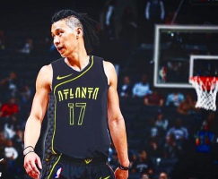 After finding out that he had been traded by the Brooklyn Nets to the Atlanta Hawks, Jeremy Lin took to Instagram to post a picture of himself wearing his new team's uniform. <br/>Instagram/Jeremy Lin
