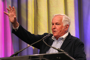 Author Josh McDowell addresses attendees of the International Christian Retail Show at the Colorado Convention Center on Sunday, July 12, 2009. <br/>The Christian Post