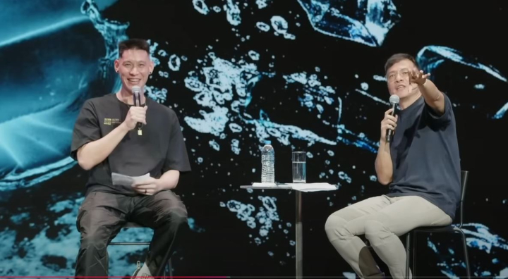 Jeremy Lin shares his insights on “The Nazirite Generation” with Pastor Jonathan Chow. (Taipei Bread of Life Church YouTube)