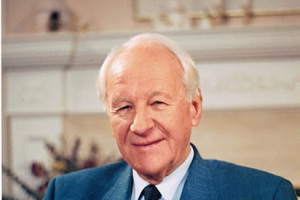 Influential evangelical preacher and author John Stott dies at the age of 90 on July 27, 2011. <br/>Langham Partnership International