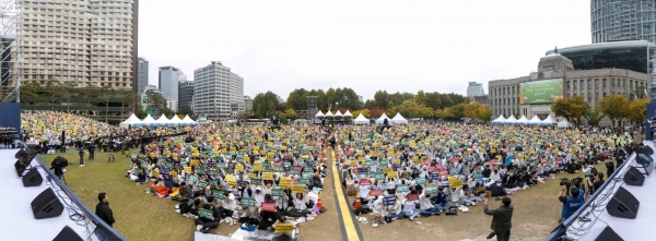 Participants at the joint worship service in Seoul, Korea on Oct. 27, 2024. | 10.27 Joint Worship Organizing Committee