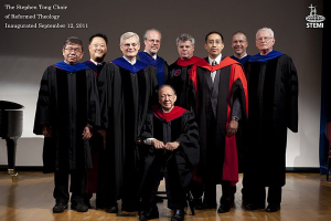 Westminster Theological Seminary (WTS) held an inaugural ceremony for The Stephen Tong Chair of Reformed Theology on September 12, 2011. <br/>STEMI
