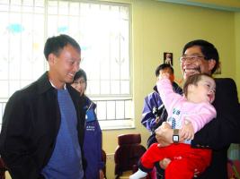 World tennis champion, Michael Chang's, visit to the Prince of Peace Children's Home orphanage in Tianjin, China. <br/>Prince of Peace Foundation