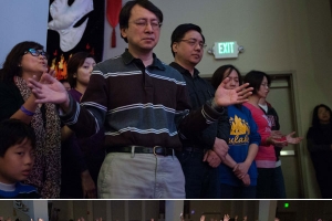On the evening of the 10th, more than a thousand people gathered in the Silicon Valley River of Life Christian Church to raise their hands and voices together in worship and praise to God! <br/>Gospel Herald/Hudson Tsuei
