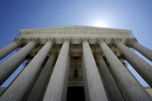 The U.S. Supreme Court building seen in Washington May 20, 2009. <br/>REUTERS/Molly Riley