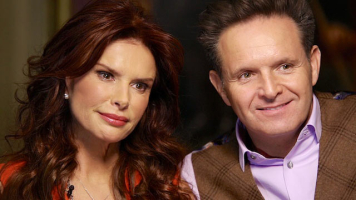 Picture shows Mark Burnett and Roma Downey, producers of ''The Bible'', the 10-hour docudrama that premiered on History Channel on March 3, 2013. <br/>Jake Whitman/ABC