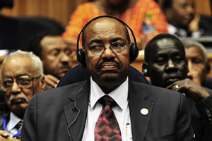 President Omar al-Bashir of Sudan <br/>
