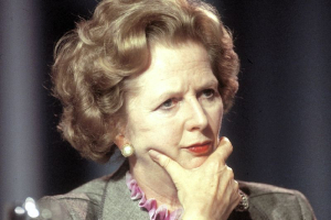 Margaret Thatcher in October 1985. She was the longest continuously serving British prime minister in more than 150 years. <br/>Hulton Archive/Getty Images