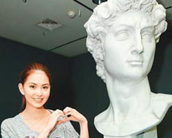 Quinlivan visited the ''The Divine Michelangelo'' exhibition that had opened at Taipei History Museum on January 25th. <br/>