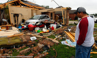 Tornadoes destroyed and damaged hundreds of homes in Granbury, Texas. <br/>Richard Rodriguez/ Reuters