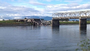 The Interstate 5 bridge over the Skagit River in Washington state collapsed on Thursday evening, sending cars and people into the water <br/>