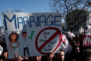 Proponents of Proposition 8 asked the California Supreme Court on Friday to stop same-sex weddings in the state. <br/>