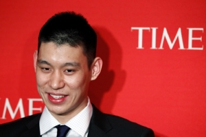 NBA player Jeremy Lin arrives to be honored at the Time 100 Gala in New York, April 24, 2012. The Time 100 is an annual list of the 100 most influential people in the last year complied by Time Magazine. <br/>REUTERS/Lucas Jackson 