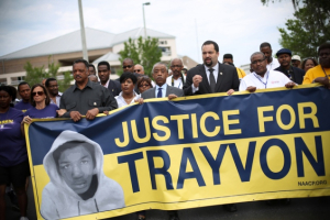 African-Americans staged protests across the nation against the recent acquittal of George Zimmerman in the killing of Travyon Martin in a self-defense claim. <br/>