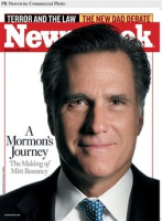 In the October 8 issue of Newsweek (on newsstands Monday, October 1): 'A Mormon's Journey. The Making of Mitt Romney' a look at how Mitt Romney's religion has made him who he is. <br/>(Photo: PRNewsFoto / NEWSWEEK)