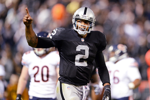 Terrelle Pryor, who led the Raiders on four scoring drives in relief of Matt Flynn last Friday, will start at quarterback in Oakland's final preseason game <br/>AP