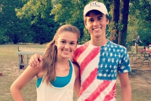 John Luke and Sadie show their patriotism on the Fourth of July. <br/>