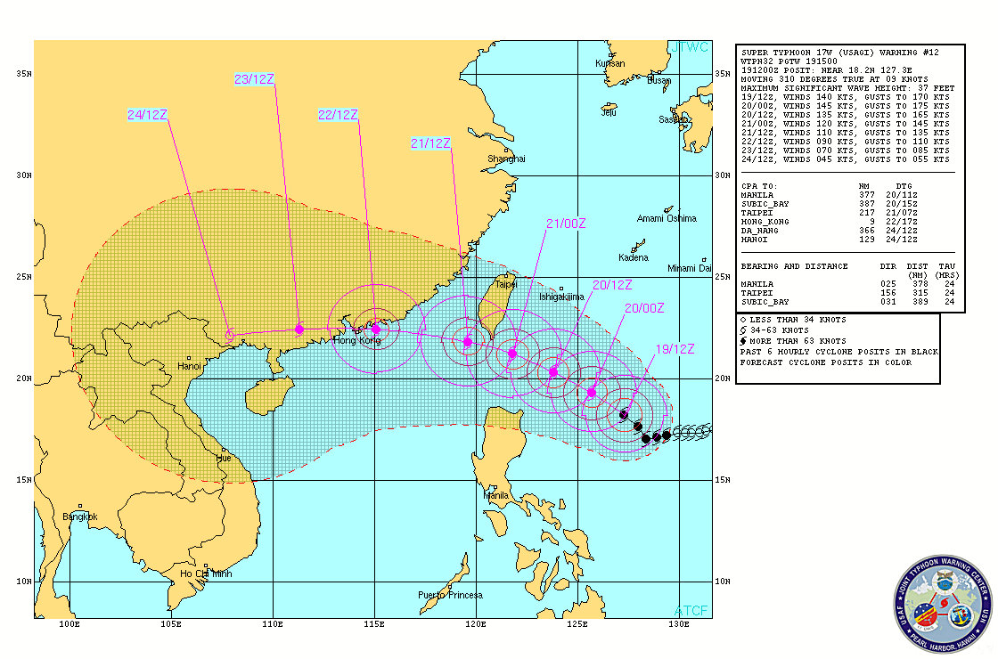 (Joint Typhoon Warning Center)