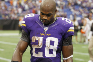 The Minnesota Vikings' running back is facing child abuse charges in Texas. <br/>AP