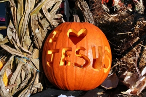 I Love Jesus pumpkin <br/>