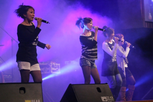 A local Hong Kong-based Christian music band Eternity Girls also presented a few Cantonese gospel songs on the show. <br/>Photo: Gospel Herald/ Hudson Tsuei