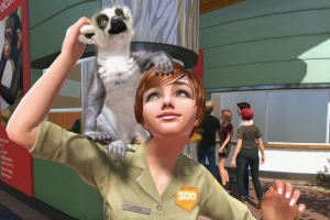 ''Zoo Tycoon'' shows the exciting possibilities of the new Kinect camera by allowing players to interact with animals and even make faces at them) <br/>