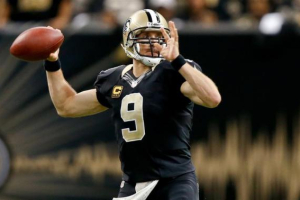 New Orleans Saints quarterback Drew Brees has thrown five touchdown passes this year.  <br/>Reuters