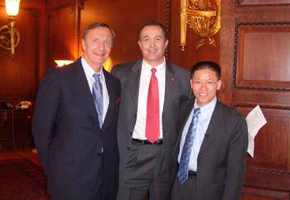 Rev Bob Fu, Rev. Richard Cizik and Congressman Trent Franks. <br/>(China Aid) 