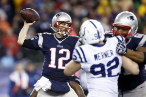 New England Patriots quarterback Tom Brady.  Mandatory Credit: Mark L. Baer-USA TODAY Sports <br/>