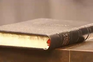 Snapshot of the Bible displayed at the Pinellas City Council. <br/>FoxNews