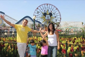 In happier times, Pastor Abedini is pictured with his wife Nagmeh Abedini and their two children. <br/>By Jayse Kulow