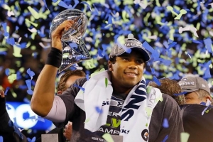 Wilson silenced his doubters, becoming the second African-American quarterback to win the Super Bowl and fourth quarterback to win in his second year. <br/>Roberts Sabo (New York Daily News)
