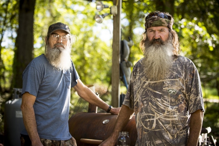 Duck Dynasty Si Robertson and Phil Robertson 