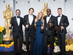 12 Years a Slave Producers (Anthony Katagas, Jeremy Kleiner, Dede Gardner, Steve McQueen, and Brad Pitt)